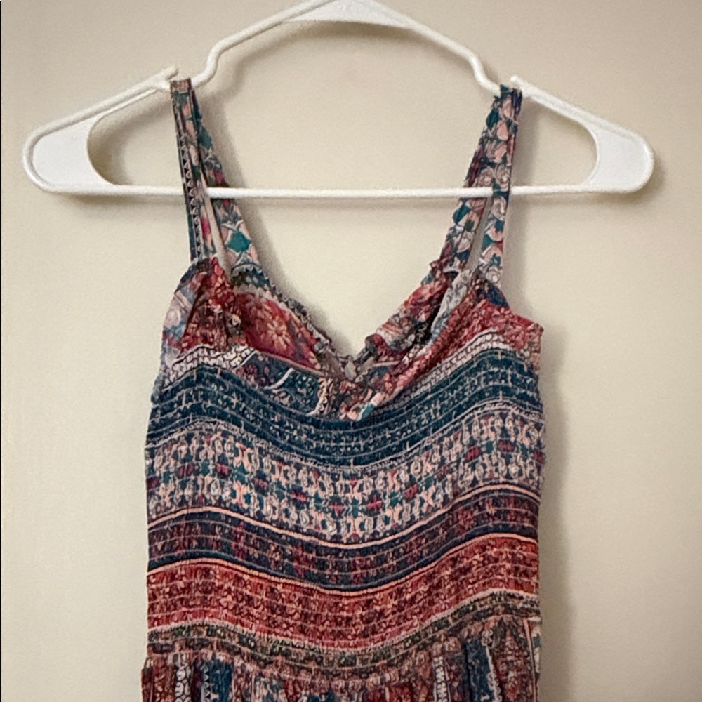 NWOT Angie Bohemian Multicolor Strappy Dress size: M - Picture 3 of 7
